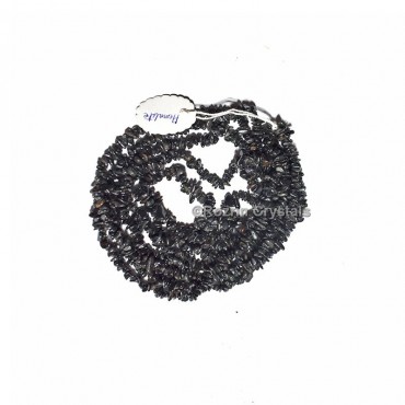 Hematite  Chips Stone  Necklace