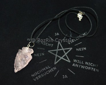 Rose Quartz Arrowheads Necklace