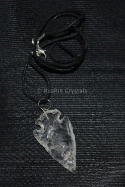 Crystal Quartz Arrowheads Necklace