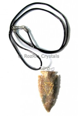 Agate Arrowheads Necklace