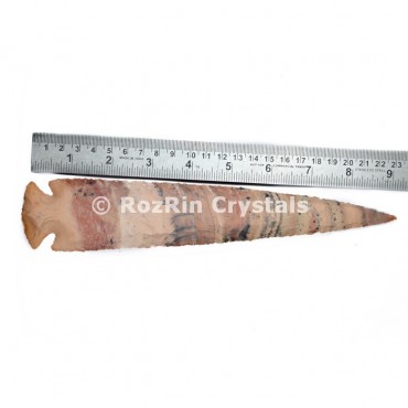 Indian Agate Arrowheads 9 Inches