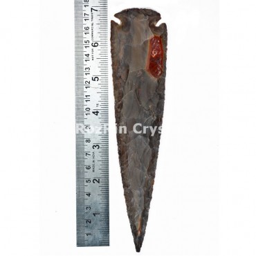 Indian Agate Arrowheads 7 Inches