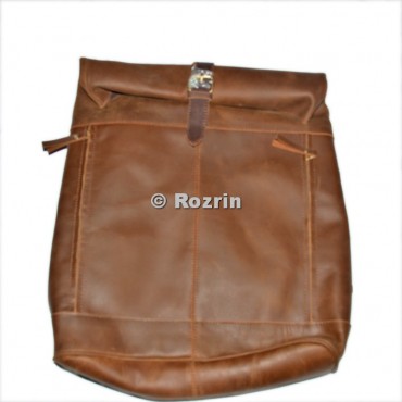 BUFF LEATHER ROLL PITTY BACK PACK  BAG