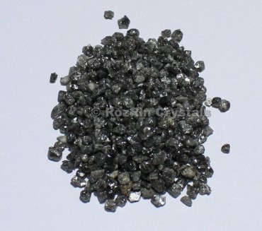 25 Crt Natural Black Diamonds Raw Diamond Chip Natural Rough Diamonds Black Diamonds  Uncut Diamonds Size 1.5mm to 3mm Approx