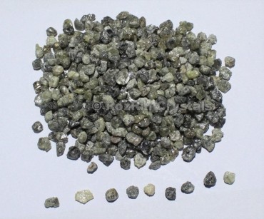 25 Crt Natural Grey Diamonds Raw Diamond Chips Natural Rough Diamonds Grey Diamonds, Uncut Diamonds Size 3 to 4 mm Approx