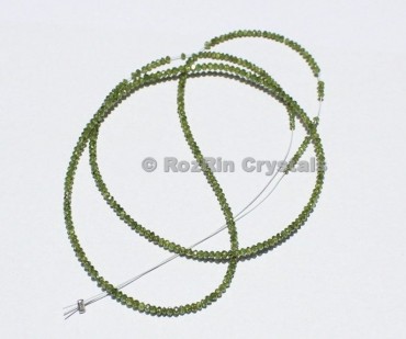 15 Inches Rare Tiny All 1.2 mm to 1.8 mm (Approx) Green Diamond Faceted Perfect Round Beads Natural Raw Rough Diamond Beads