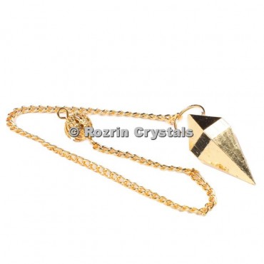 Brass Metal Pyramid Point Pendulums