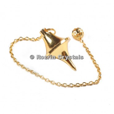 Brass Gold Pointed Pendulums