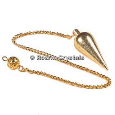 Plane Brass Gold  Pendulums