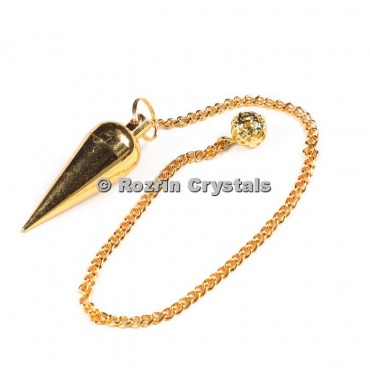 Plane Brass Gold Openable Pendulums
