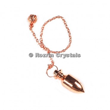Brass Copper Dowsing Style 5 Pendulums