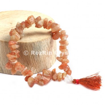 Peach Aventurine Chips Power Bracelets