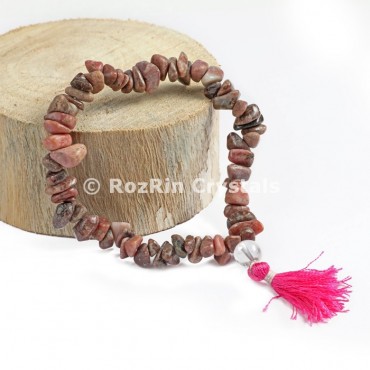 Rhodonite Chips Power Bracelets