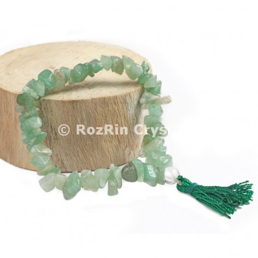 Green Aventurine Chips Power Bracelets