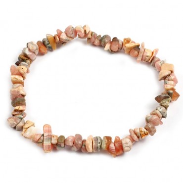 Rhodochrosite Chips Bracelets