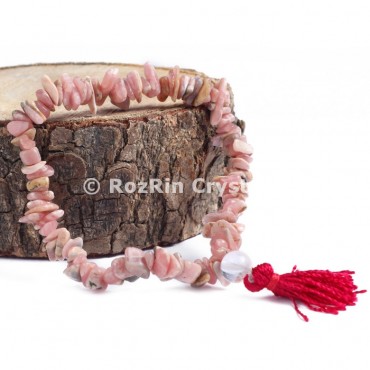 Rhodochrosite Chips Power Bracelets