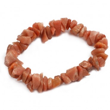 Peach Aventurine Chips Bracelets