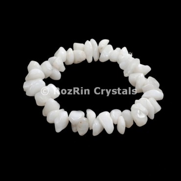 White Quartz Chips Bracelets