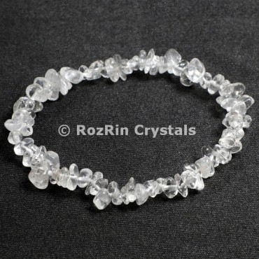 Crystal Quartz Chips Bracelets