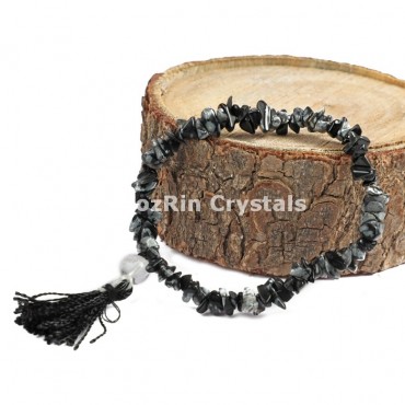 Snowflake Obsidian power Bracelets