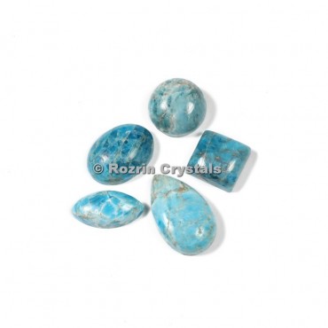 Blue Apatite Cabochons