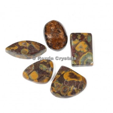 Ajuba stone Cabochons