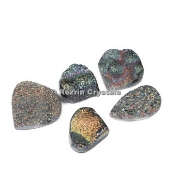 Dyed Druzy Cabochons