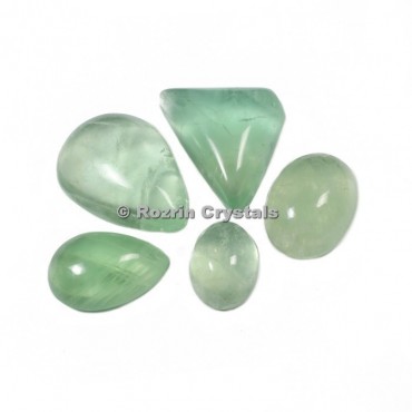 Green Fluorite Cabochons