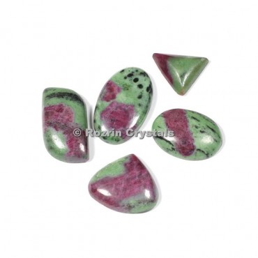 Ruby Zoisite Cabochons