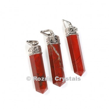 Red Jesper cap Pencil Pendant