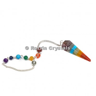 Bonded chakra Healing Pendulums With Turquise