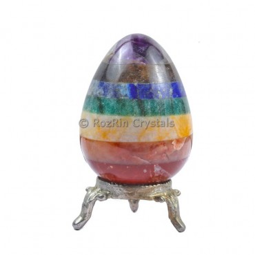 Chakra Bonded With Lapis  Gemstone Egg