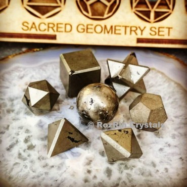 Pyrite Sacred Geometry set