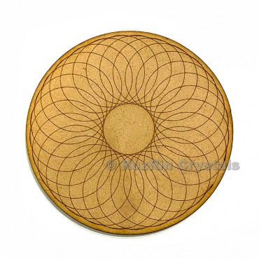 Circle Flower of Life Crystal Grid