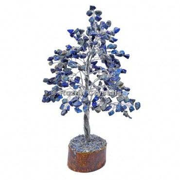 Lapis Lazuli Silver Wire 300 Chips Tree