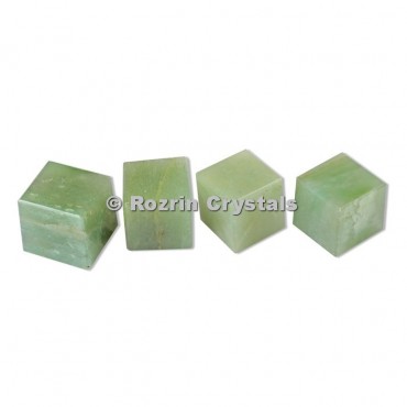Green Aventurine Cube