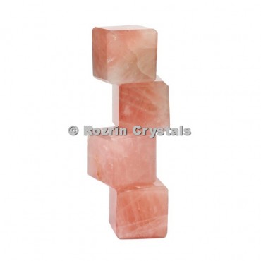 Rose Quartz Cube