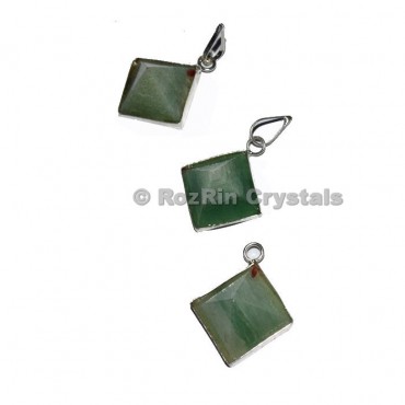 Green Aventurine Pyramid Pendant