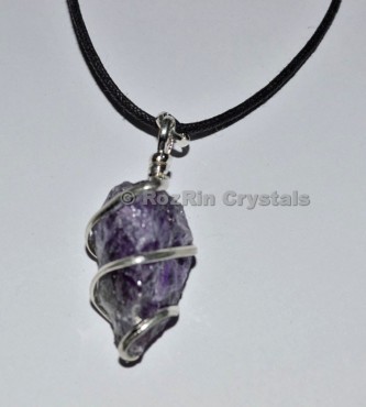 Amethyst Twised Pendant