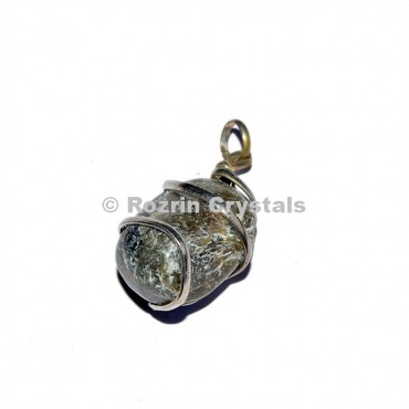 Labradorite Wrap Tumbled Pendant