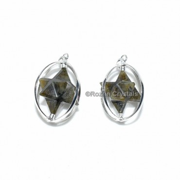 Labradorite Merkaba Star Pendant