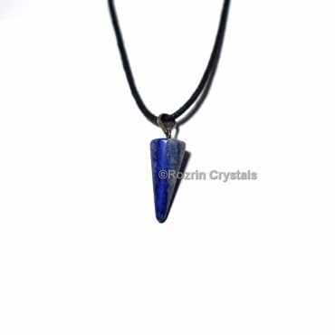 Lapis Cone Shape Pendant