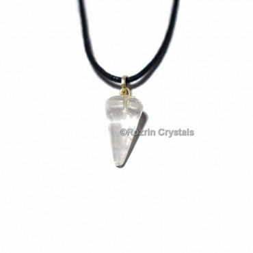 Crystal Cone Shape Pendant