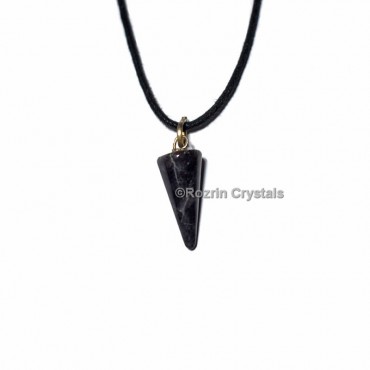 Dark Amethyst Cone Shape Pendant