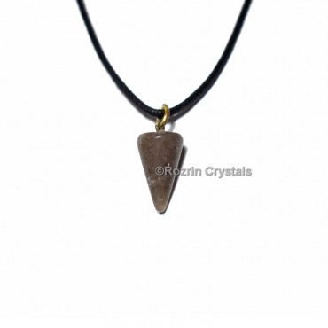 Smokey Quartz Cone Shape Pendant