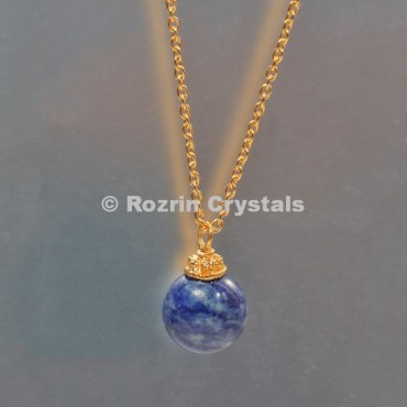 Sodalite Ball Necklace