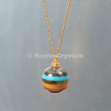 Chakra Bonded  Ball Necklace