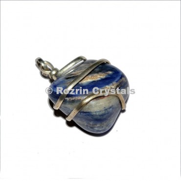 Sodalite Tumbled Wrap Pendant