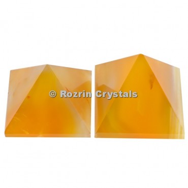 Yellow Onyx Pyramid