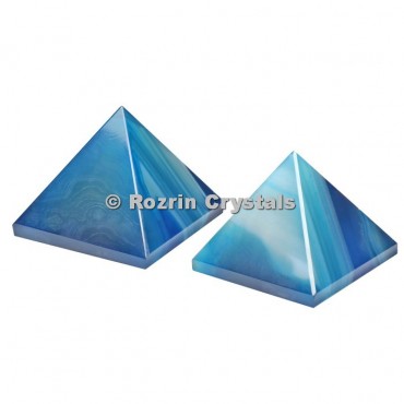 Blue Onyx Pyramid